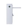 Tourniquet tripode standard LTT 303 vu de profil, Inox 304, bras alu Ø 40 mm, contrôle d'accès piéton tertiaire et industriel.