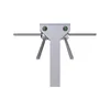 Tourniquet tripode double Durapod DT-520 vu de face, Inox 304, contrôle d'accès piéton tertiaire et industriel.